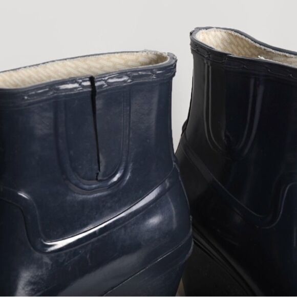 HUNTER Boots Aston Gloss Wedge Ankle Booties Blue Size 8. - Picture 7 of 7